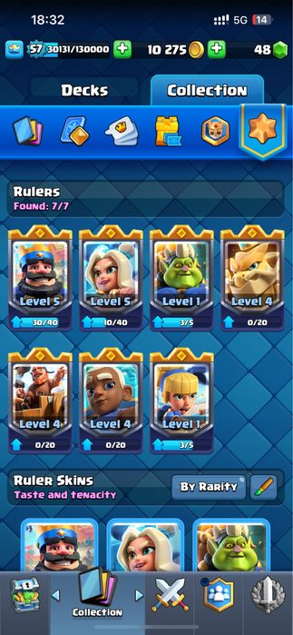 Продам аккаунт clash royal, 10200 кубков.