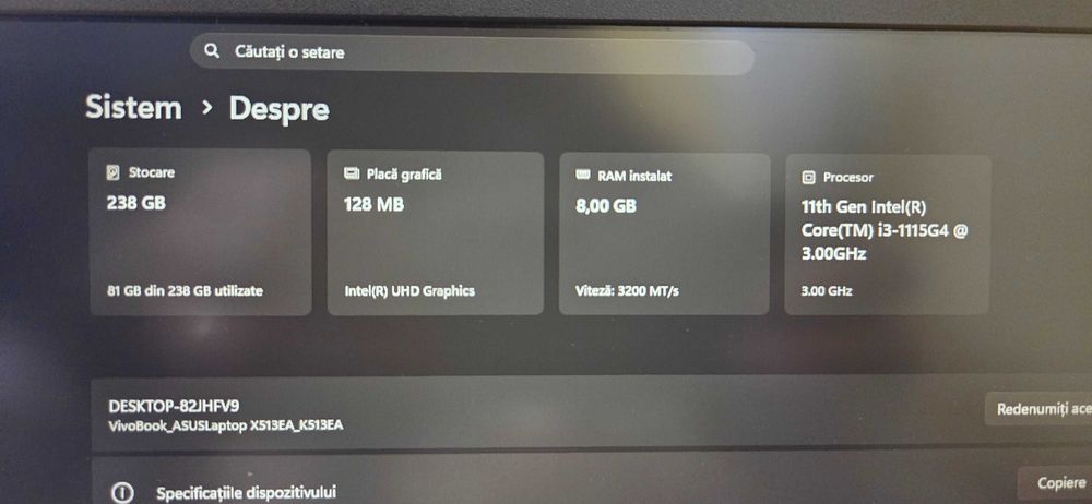 Vand Laptop Laptop ASUS VivoBook 15 K513EA