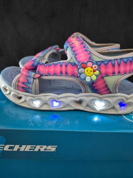 Светещи Сандали за момиче Skechers
