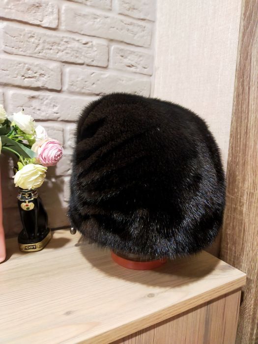 Норковая шапка б/у