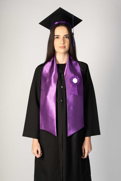 Toca, Esarfa si Cocarda, Set Nepersonalizat, Mov, Liceu, Facultate