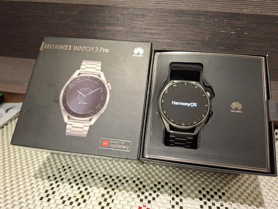 Huawei Watch 3 Pro Titanium, 48mm, GPS + Cellular  (LTe / eSim), Full Box