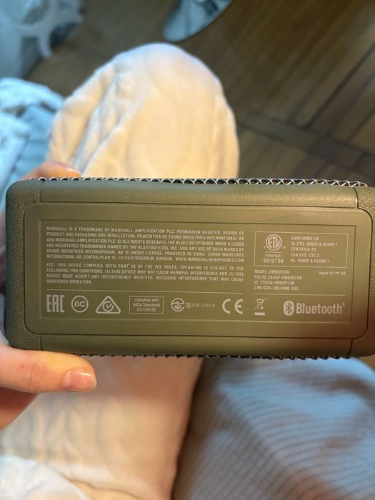 Портативная колонка Marshall