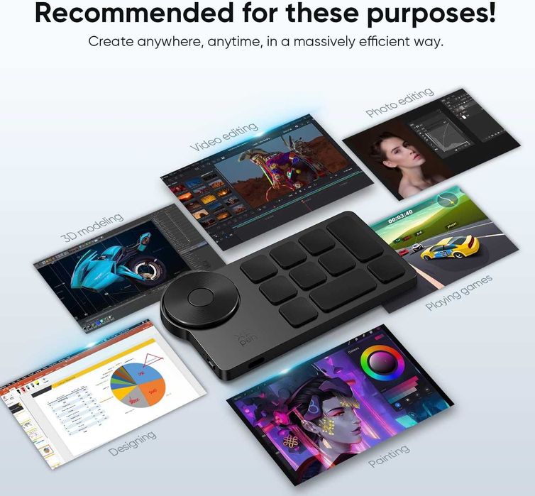 Xp-pen Беспроводная мини клавиатура для графических планшетов