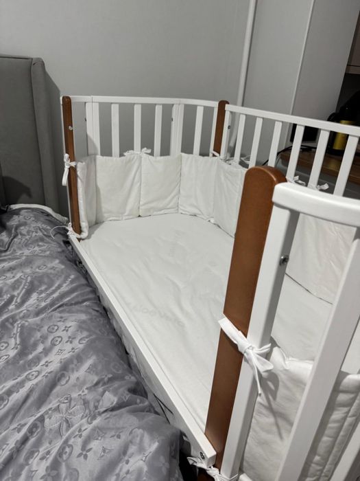 Приставная детская кроватка