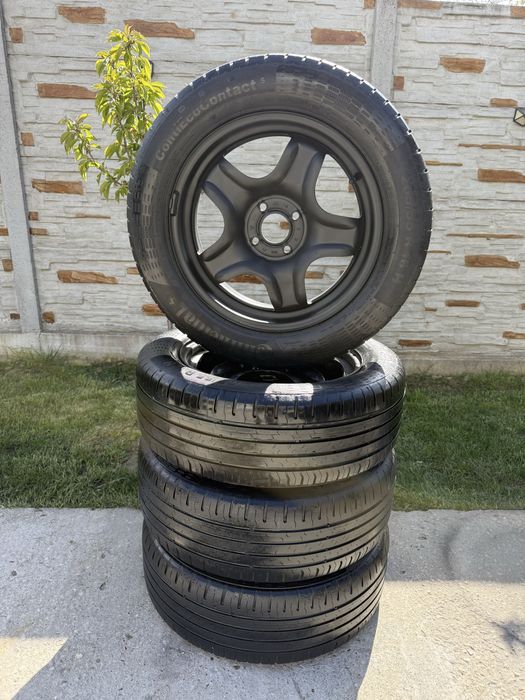 Jante Cu Anvelope Dacia Logan 205/55R16 Continental