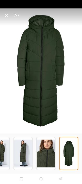 Geaca lungă de damă pentru toamnă/iarnă