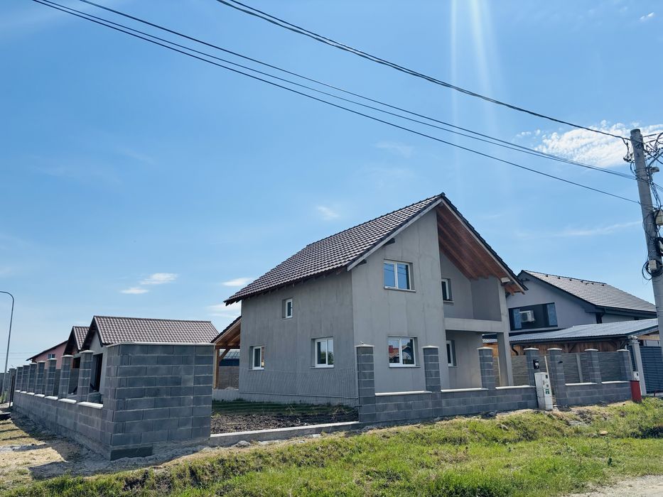 Casa individuala la gri de vanzare