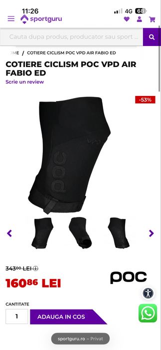 Protectie ciclism / Enduro -  POC Oseus vdp