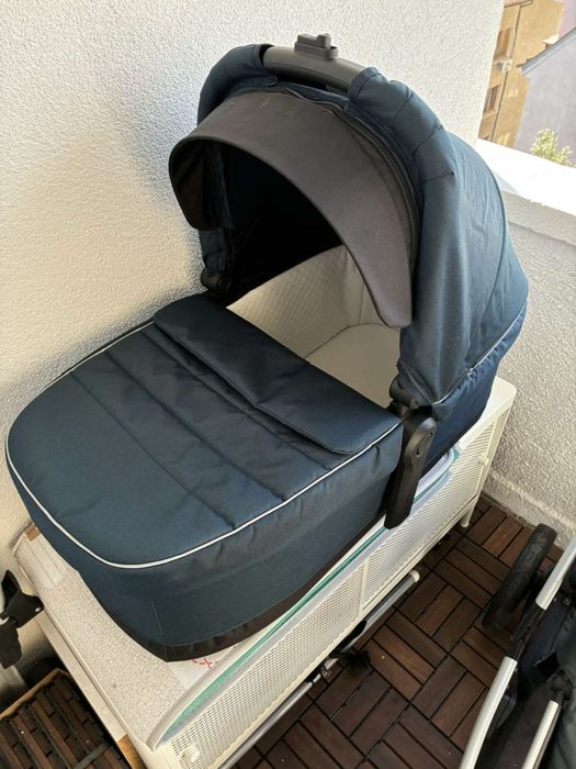 Детска  количка + кош за новородено Thule Sleek Navy Blue в Синьо