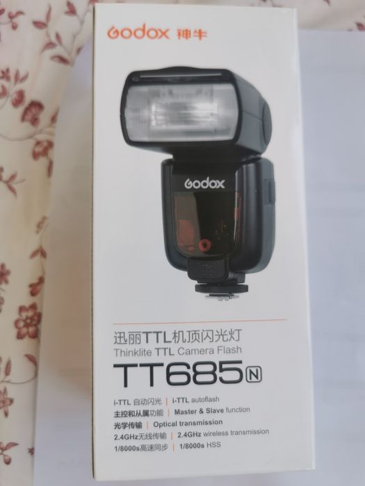 Светкавица Godox TT685N Thinklite TTL Camera Flash за Nikon.