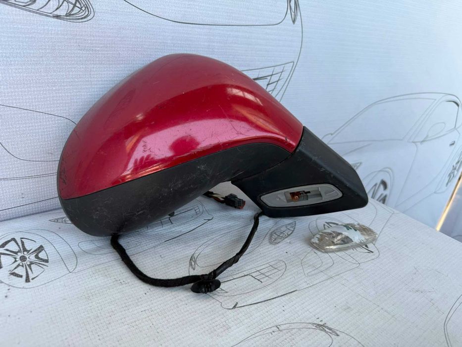 Oglindă Retrovizoare Dreapta 4x5 Pini Peugeot 207 Hatchback 8149ZH / [2006-2013] / (5B3)