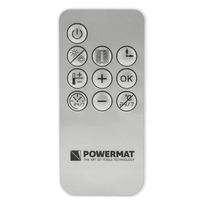 Incalzitor, aeroterma electrica de perete, cu telecomanda, afisaj LCD,