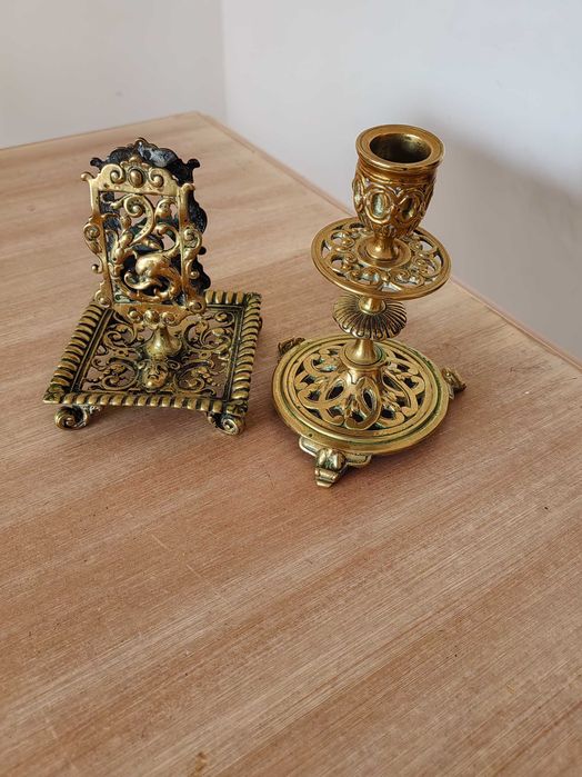 Красиви свещник и сълфетник