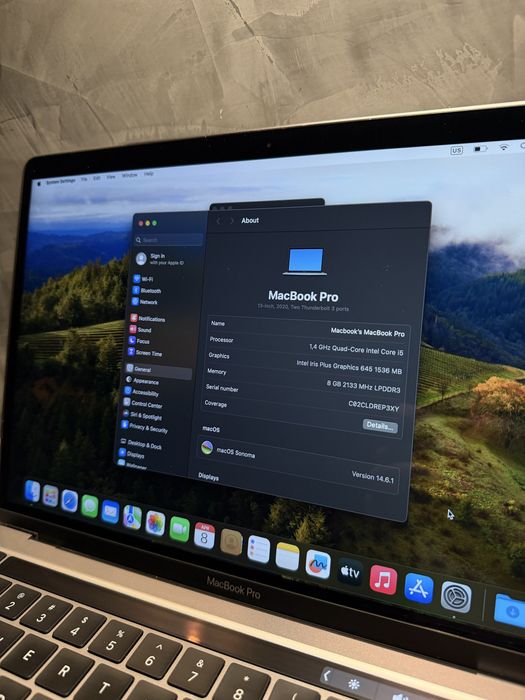 КАТО ЧИСТО НОВ Macbook Pro 2020 13.3" 256 GB