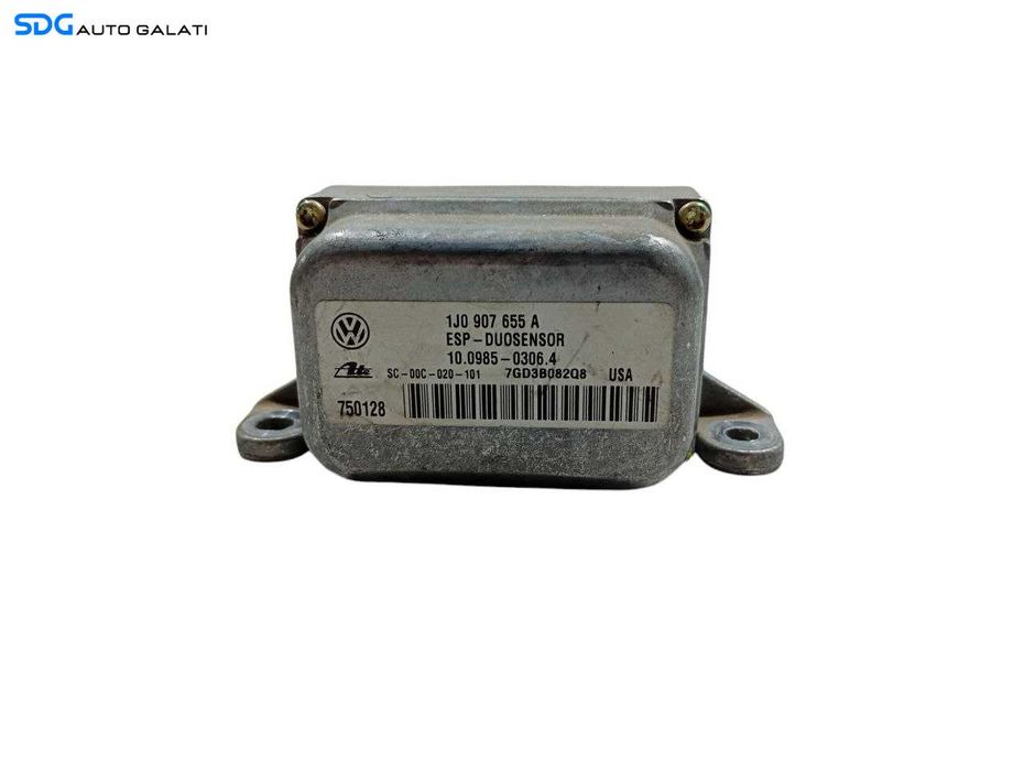 Senzor ESP Acceleratie Laterala Skoda Octavia 1 1997 - 2011 Cod 1J0907655A [Lr0879]
