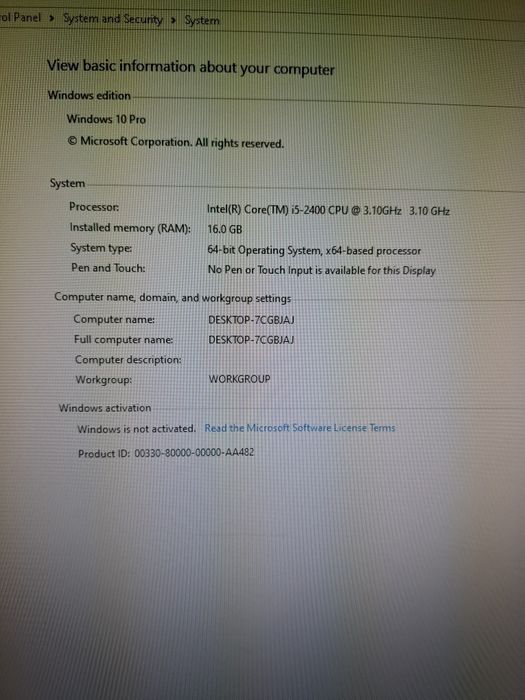 Vând calculator complet în stare excelenta. Preț fix !