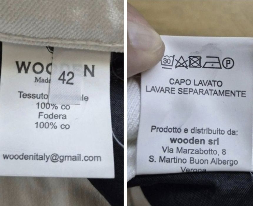 Pantaloni exclusivisti femei, Wooden, Made in Italy - Mărimea 42 / M