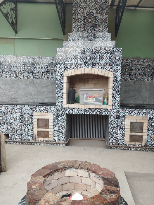 Летние кухни.Барбекю.Камины