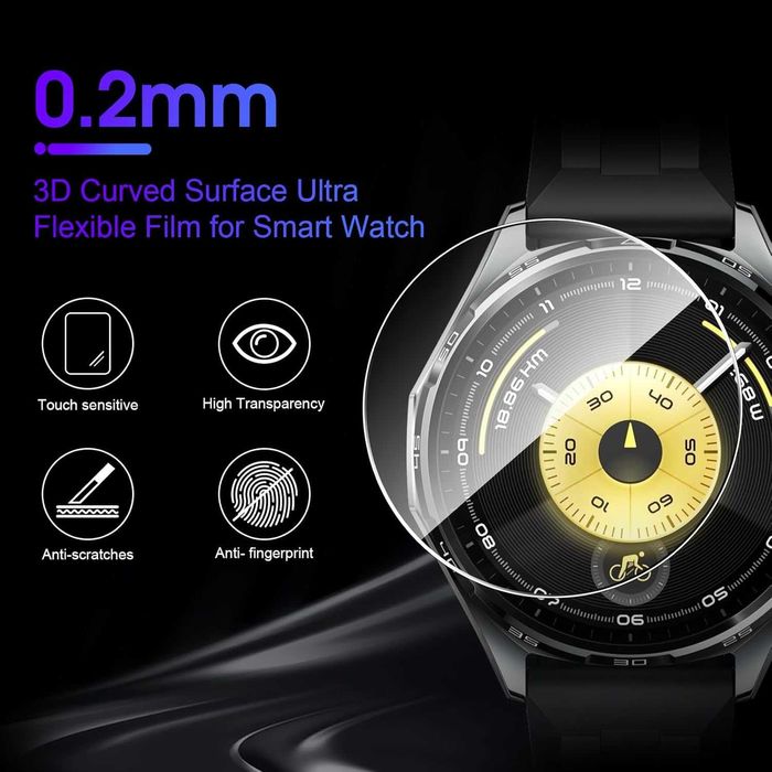 Стъклен Протектор за Часовник Huawei Watch GT6 46mm
