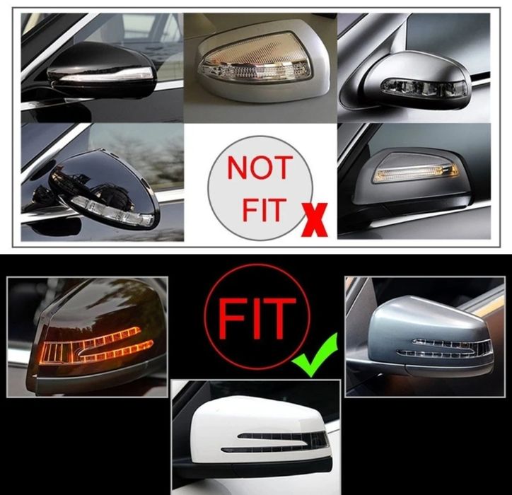 Мигачи странични огледала за Мерцедес / Mercedes  W221 W212 W204 W176