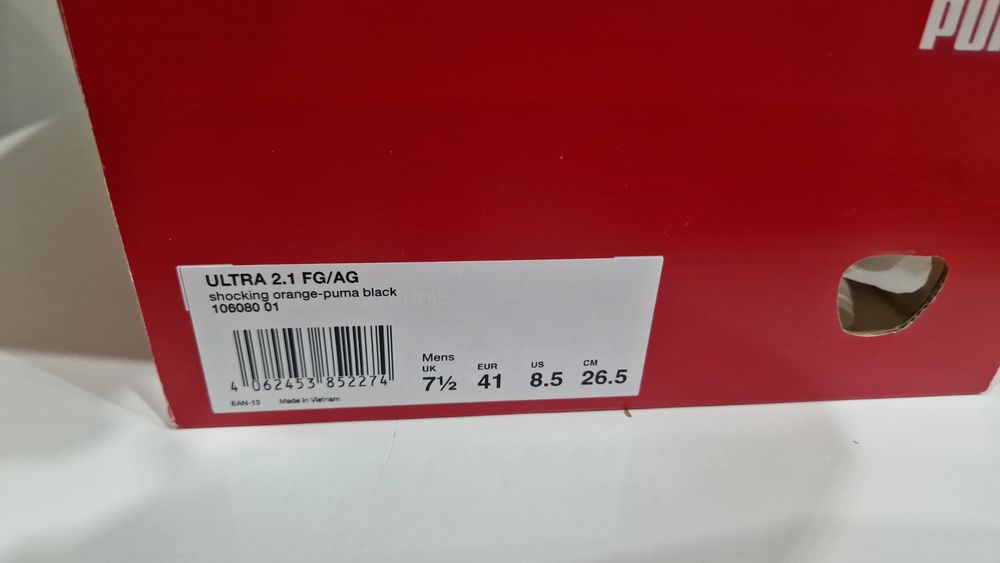 Бутсы Puma Ultra 2.1 FG/AG