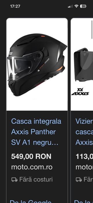 Casca moto AXXIS M