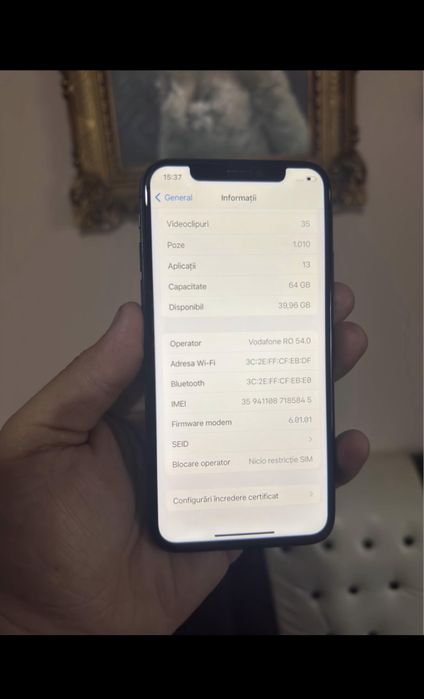 IPhone X 64Gb Neverlocked black