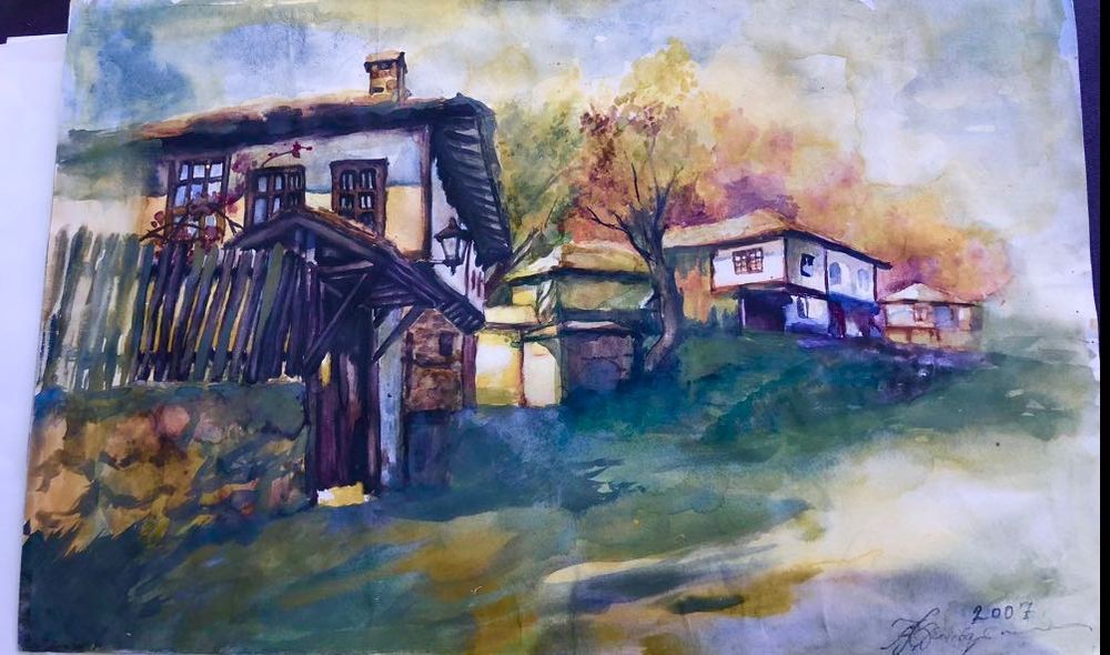 Рисунка графика и акварели