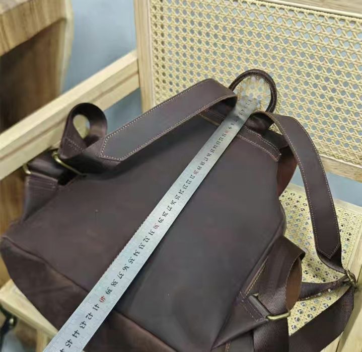 Натуральный кожаный рюкзак.