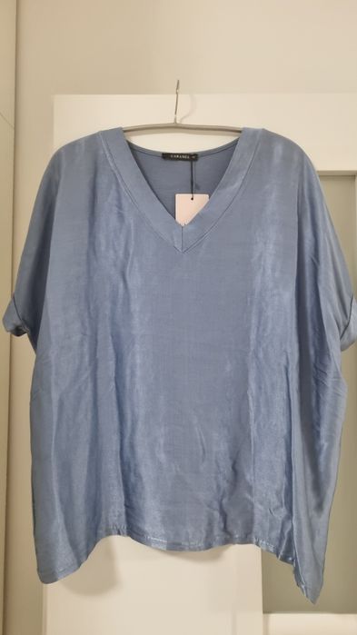 Bluza bleu metalizat Caramel L