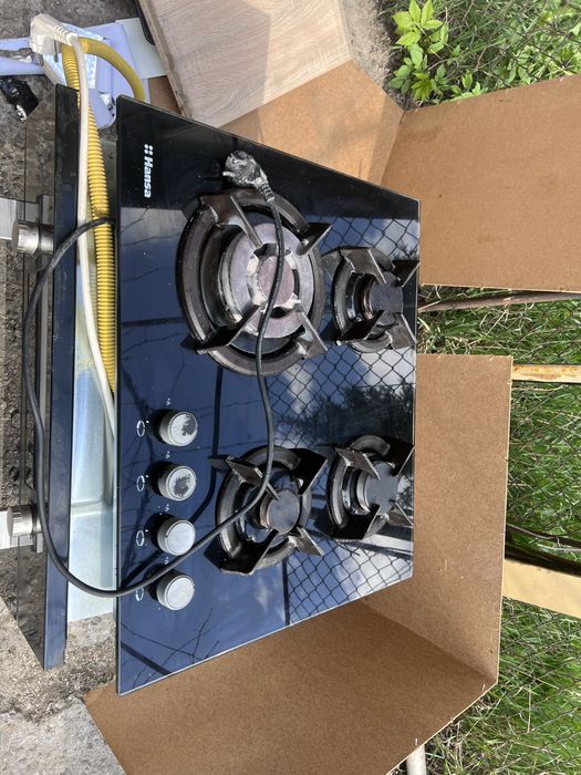 Vand plita pe gaz si cuptor electric