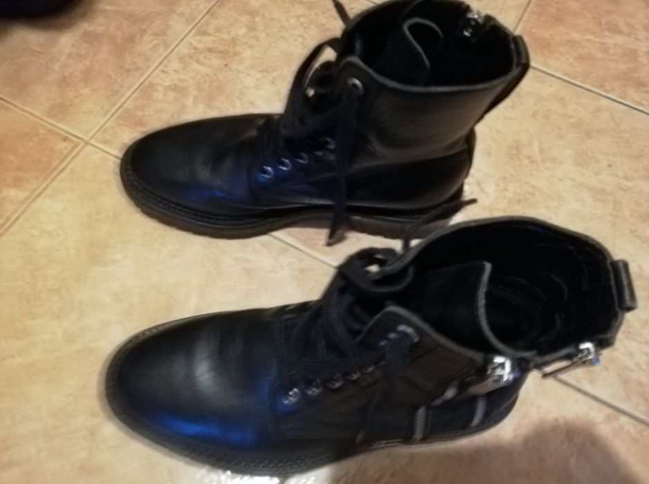 Ghete Zara piele mar 40