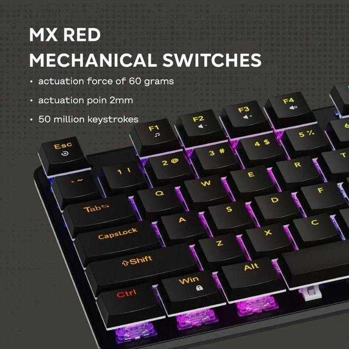 Професионална механична геймърска клавиатура Canyon Cometstrike GK-50