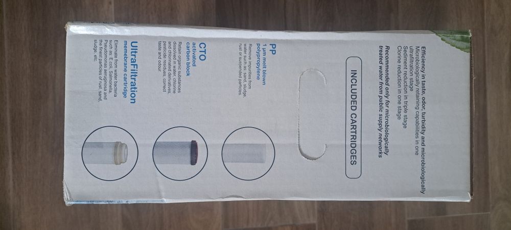 Sistem ultrafiltrare apa, in 3 trepte, VALROM PUR 3UF 10