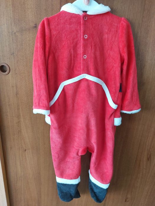 Costumas Mos Craciun, copii, mărimea 86-92 (1.5-2 ani)