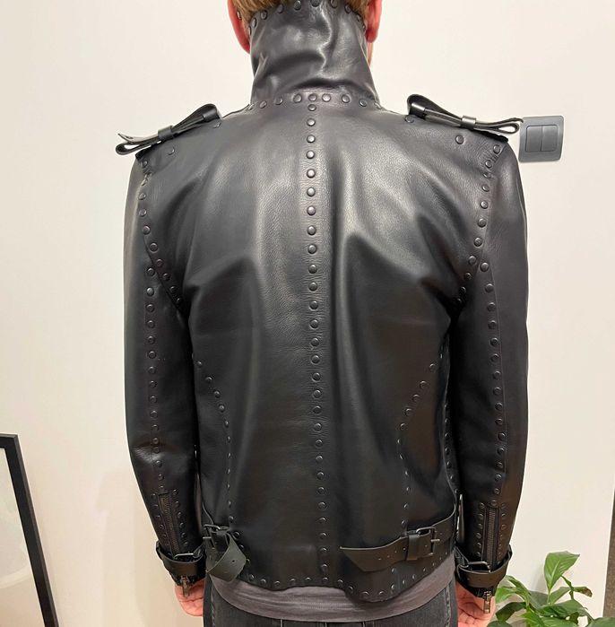 Geaca de Piele Naturala KIKIMRA, Neagra, Marimea S