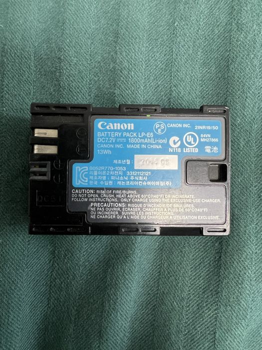 Продам акумулятор Canon lp-e6