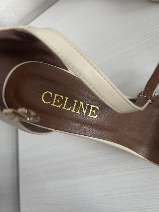Céline Diamond Weave Wedges — Оригинал