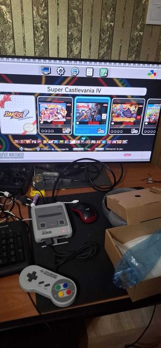 Joc tv consola super nintendo mini snes HDMI 21 jocuri cutie fullbox