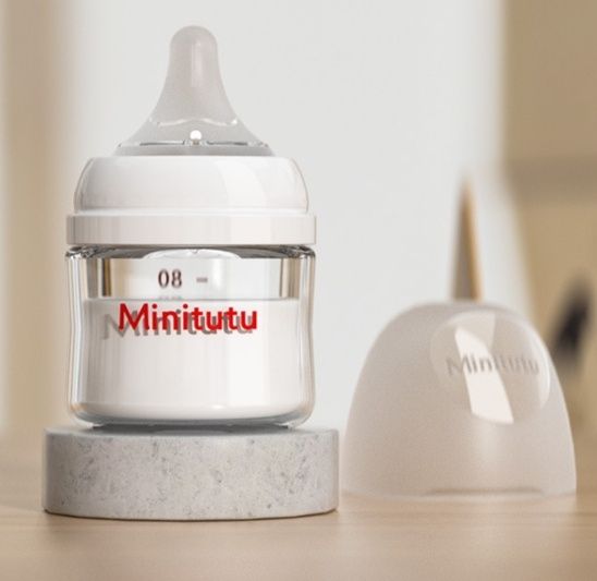 Бутылочка minitutu 80ml прозрачный.