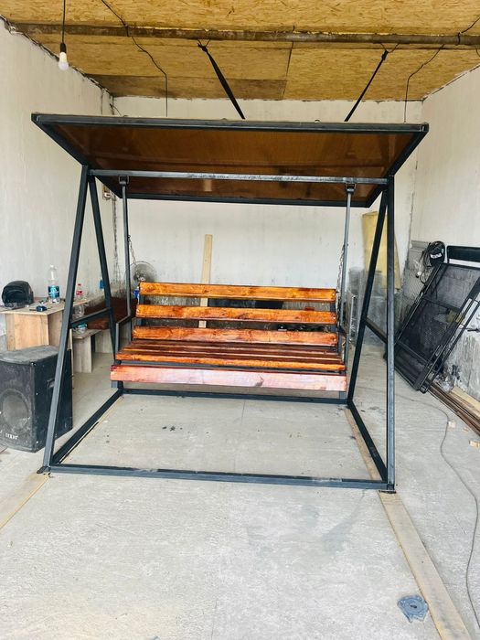 Качели садовые с регулировкой