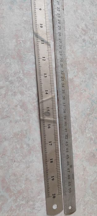 Линейка металическая