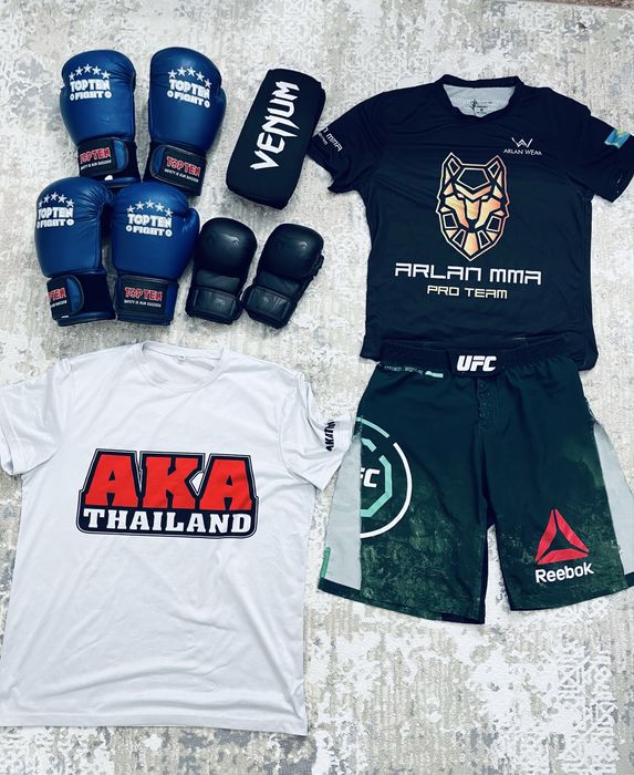 Мма перчатки черепашки боксерский шорты футболки футы