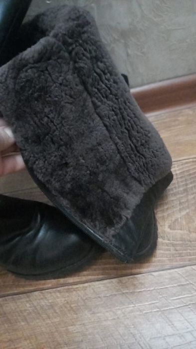 Натуральный мех,сапоги
