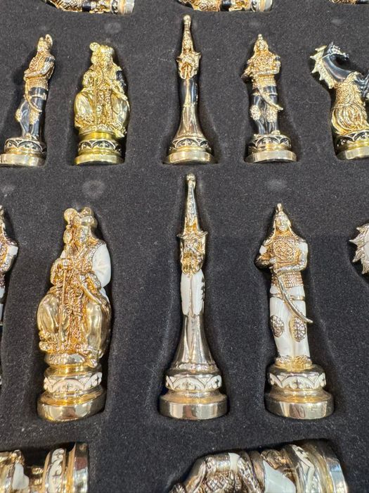 Шахматы айбар empire позолоченные