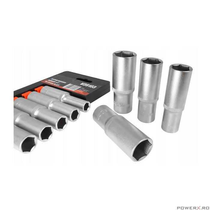 Set 10 chei tubulare 1/2" 10-24 mm, Verke