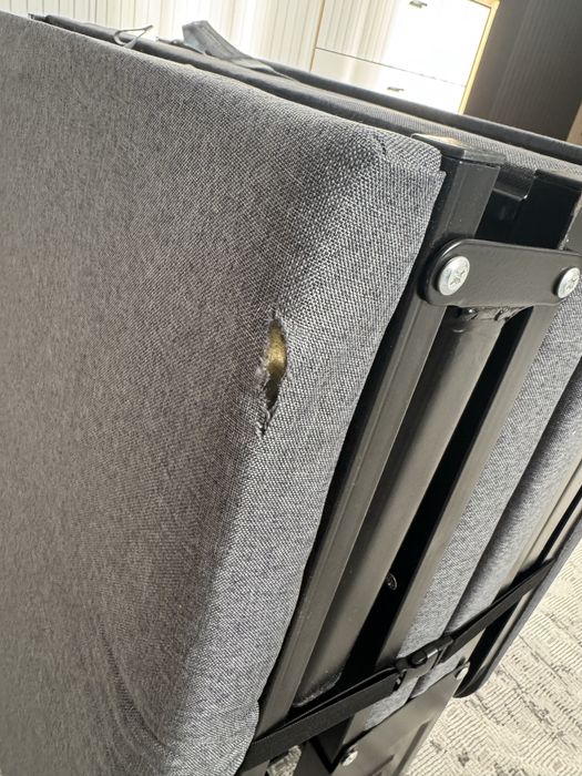 Раскладушка крутая каркасная