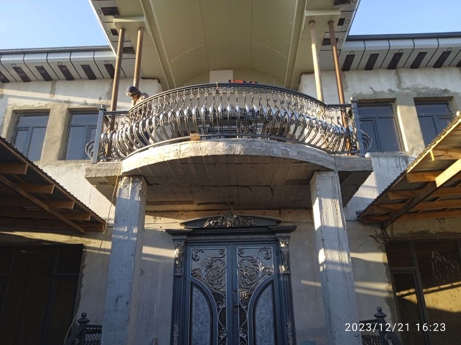 Темир капы даруаза перила заказ аламыз арзан хамде сапалы