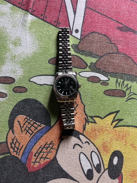 seiko datejust negru